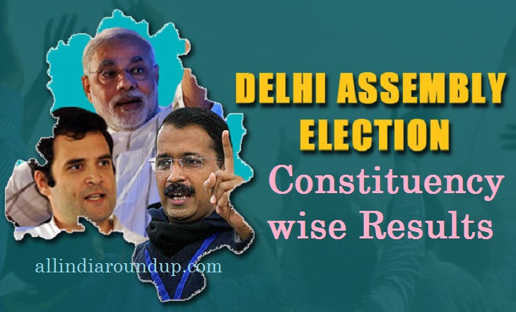 Delhi Assembly Elections 2015: Delhi Elections Constituency Wise Result