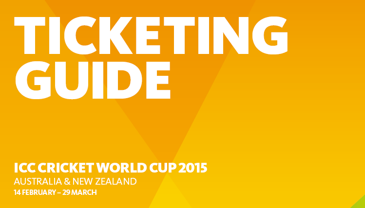Book Now and Purchase Official ICC Cricket World Cup 2015