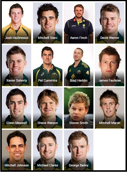ICC Cricket World Cup 2015 Australia squad