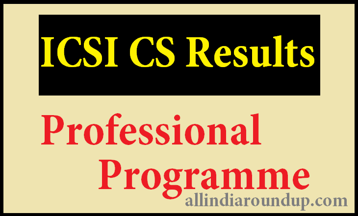 ICSI CS Professional Programme Results 