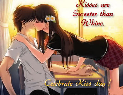 Lovely Romantic Kiss Day Images Wallpapers Pictures