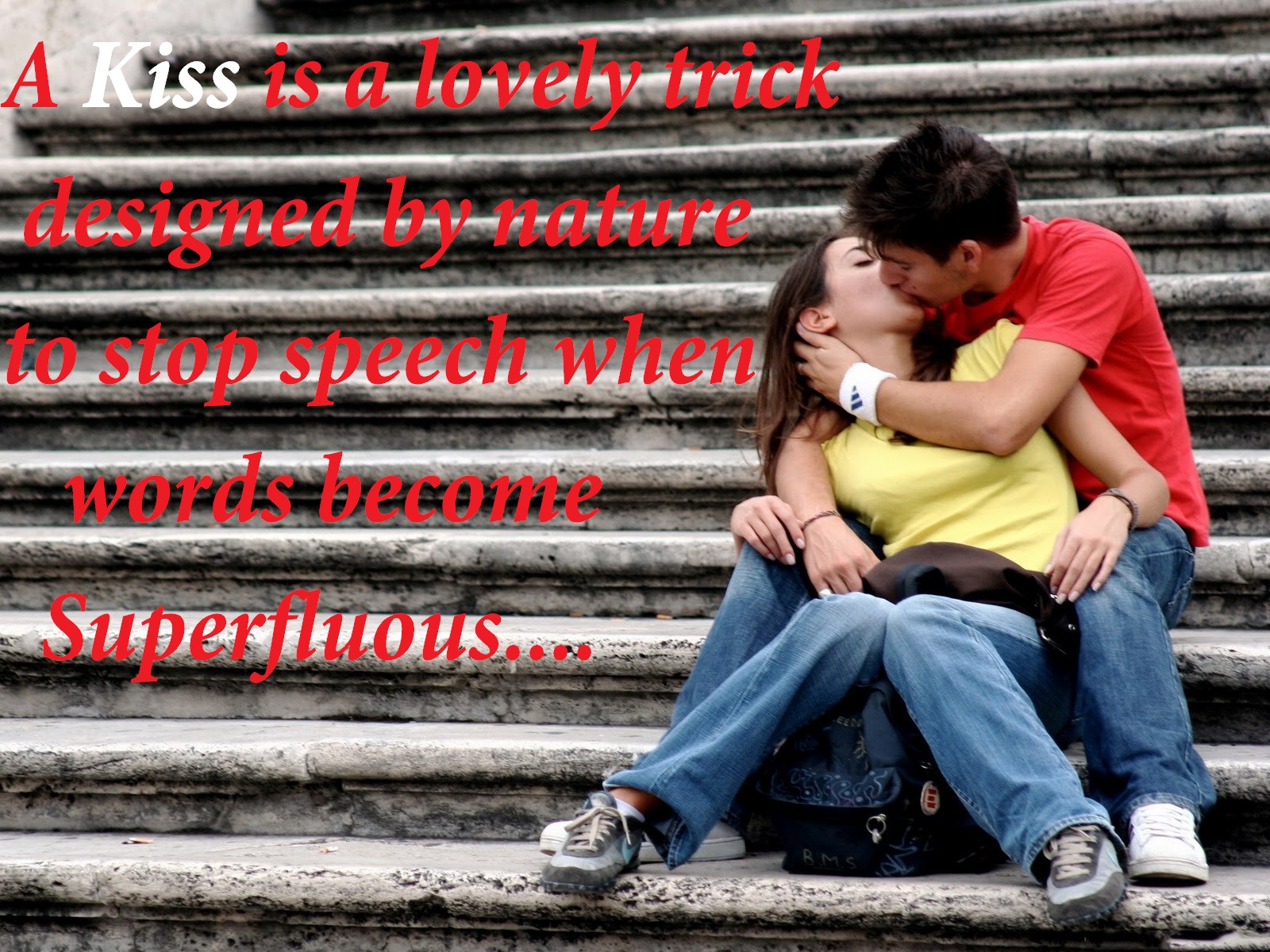 Romantic Hot Kiss Day Graphics Images Pics Pictures with Quotes Free Download