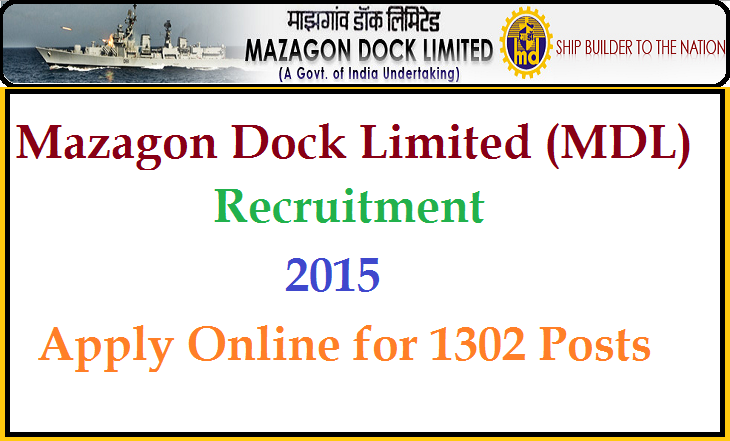 MDL Recruitment 2015 1,302 Jobs Notification Apply Online
