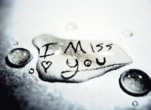 i-miss-you-water-drop wallpaper free download