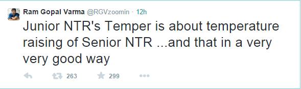 rgv tweets about sr and jr ntr