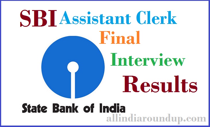 SBI Assistant (Clerk) Final Results 2015 Released 