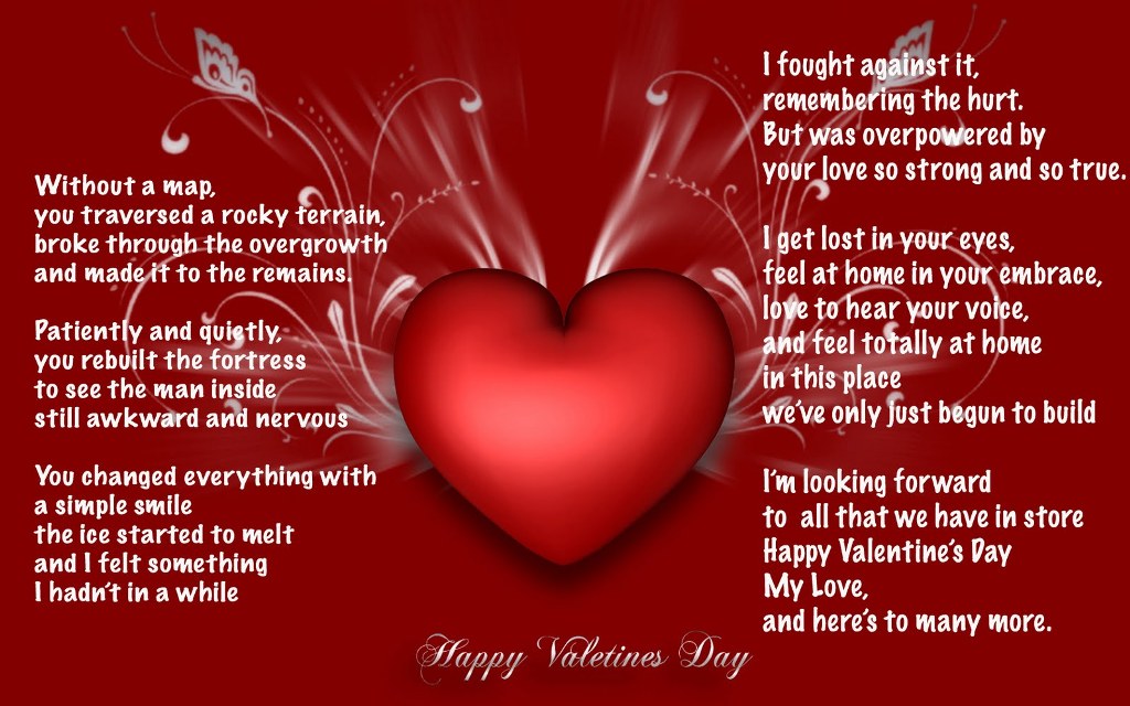 Happy valentines day Images with heart symbol and Love Quotes