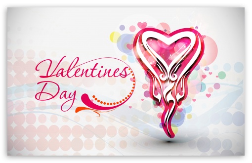 Valentines Day Image with lovely hearts symbols