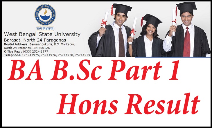West Bengal State University (WBSU) Barasat BA, BSc Part 1 Hons Results 2014