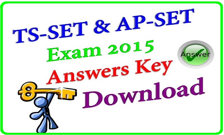 TS-SET AP-SET 2015 Examination Answers Key