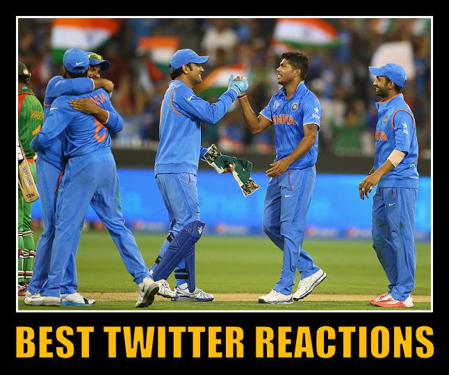 Best twitter tweets on India vs Bangladesh Match