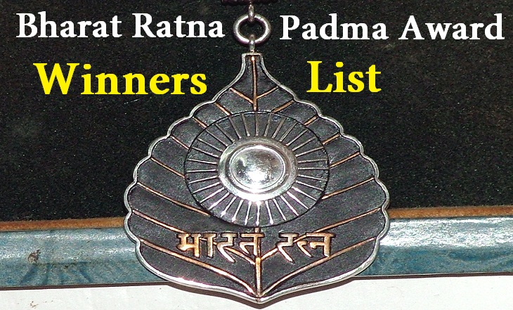  Bharat Ratna and Padma Awards Winners List