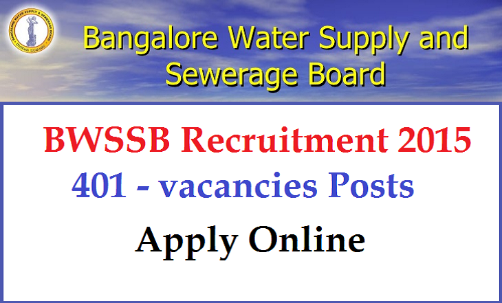 BWSSB Recruitment 2015 Notification Apply Online