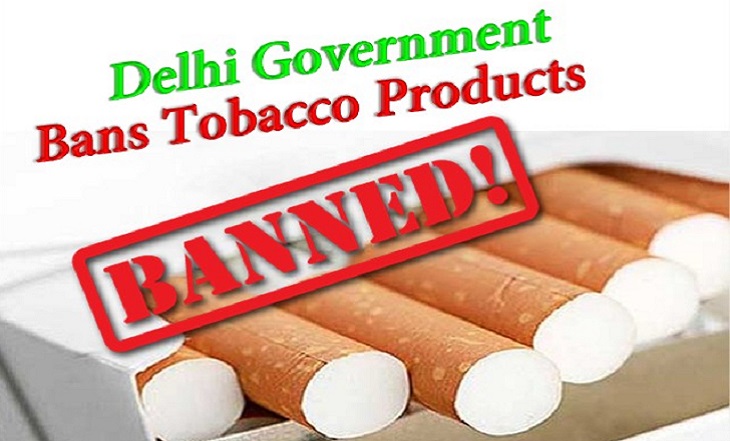 Delhi Government Bans Sale and Manufacture of All Tobacco Products