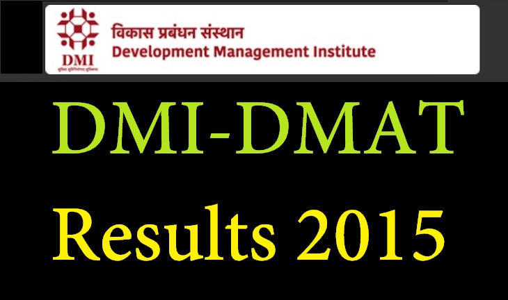 DMI-DMAT Results 2015 on 31st March