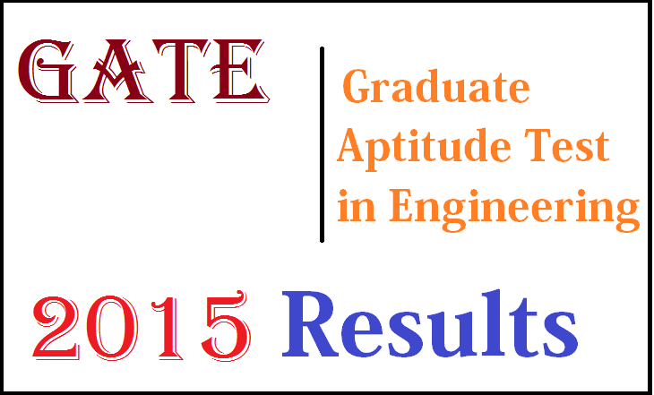GATE 2015 Results