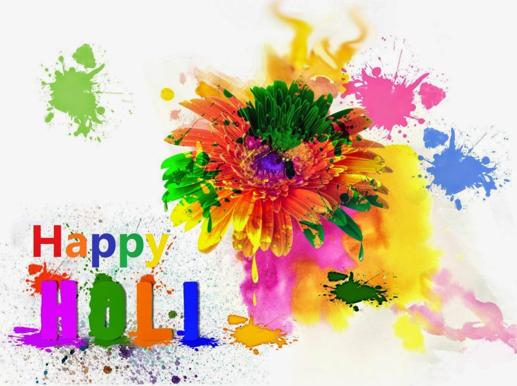 Colourful Holi image