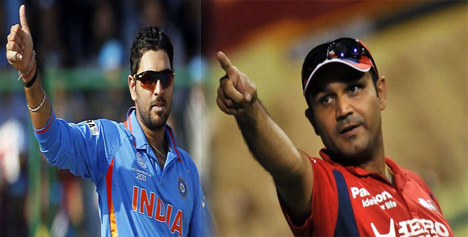 Missing yuvraj and sehwag