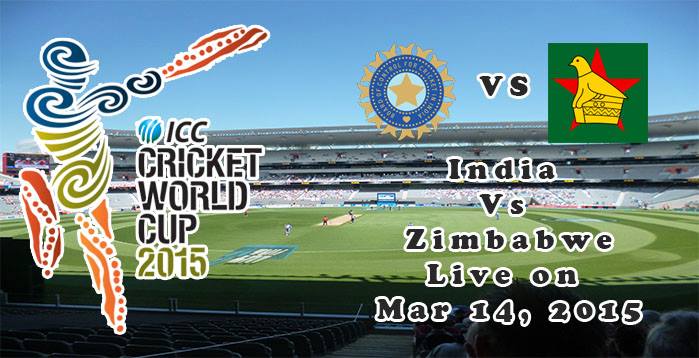 india vs zimbabwe icc world cup 2015