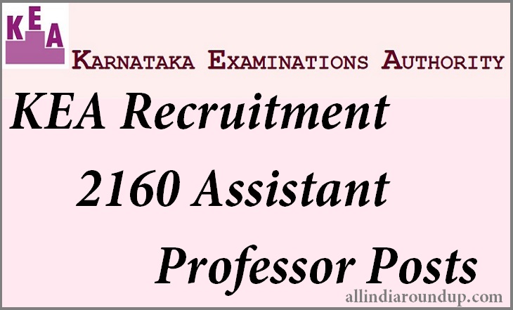 KEA Recruitment for 2160 Assistant Professor Posts