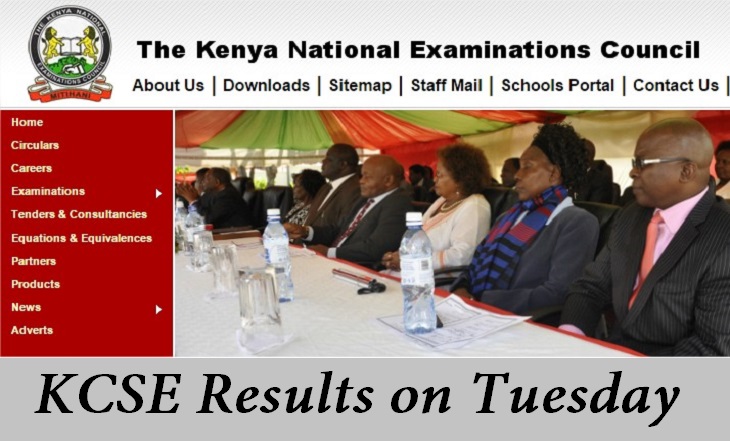 KCSE Results to be Released on Tuesday