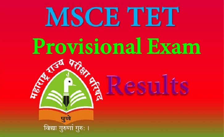 MSCE TET Provisional Results