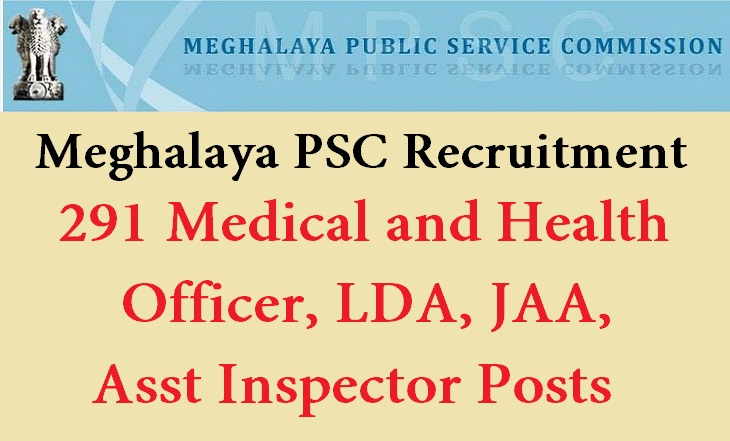 Meghalaya PSC Recruitment