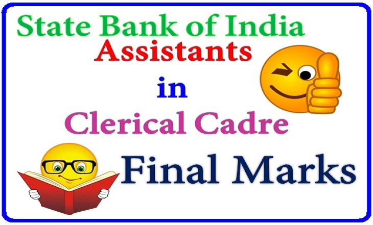 SBI Assistants in Clerical Cadre Final Marks Check Here