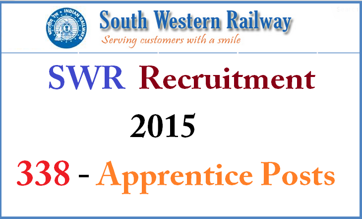 South Western Railway Recruitment 2015 – 338 Apprentice Posts