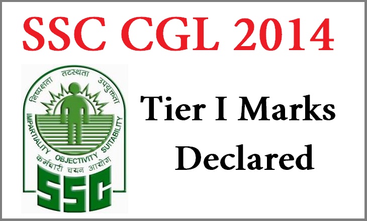 SSC CGL 2014 Tier I Marks Declared 