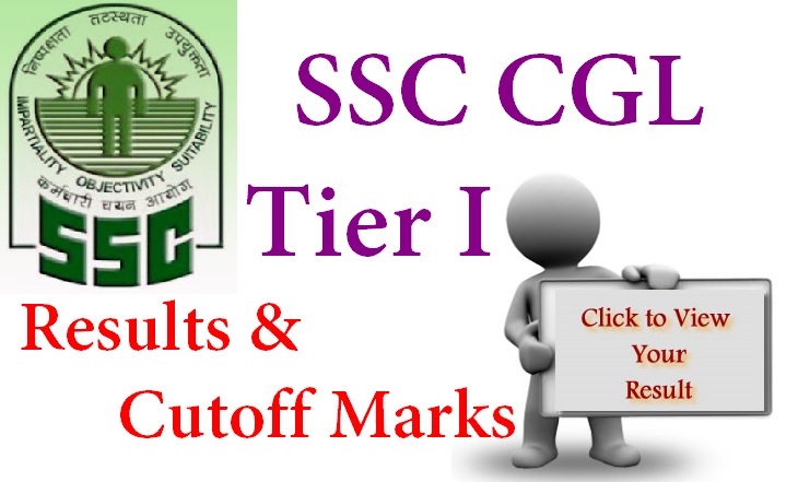 SSC CGL Tier I Exam 2014 Results and Cutoff Marks