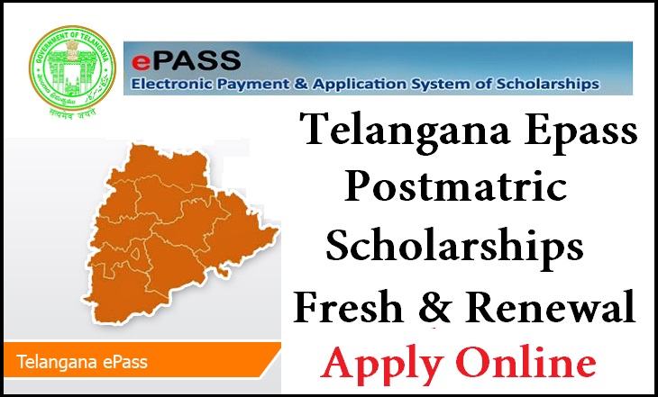 Telangana Epass Postmatric Scholarships Fresh and Renewal 2015 – Apply Online