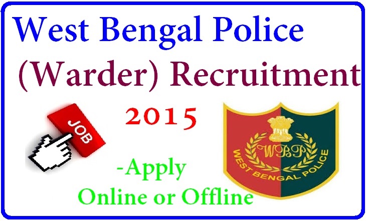 WB Police Recruitment 2015 Apply for 760 Warder Vacancies
