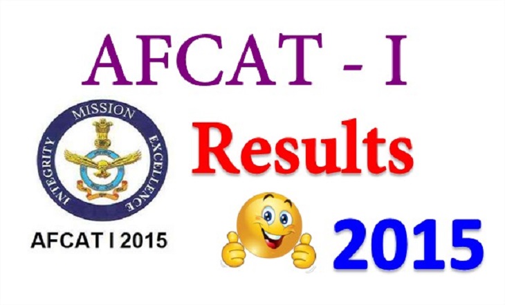 AFCAT 2015 Result