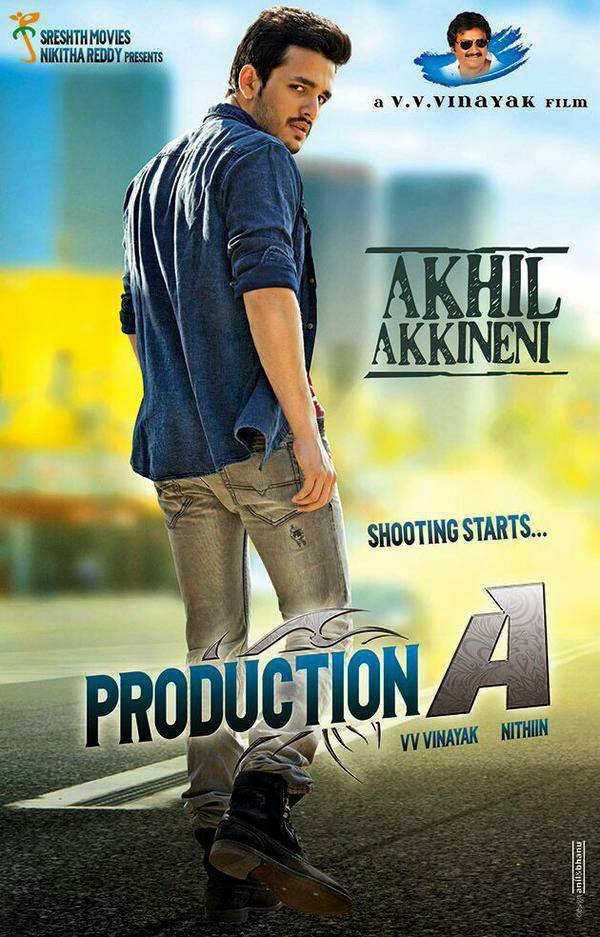 Akhil-Debut-Movie-First-Look-Poster
