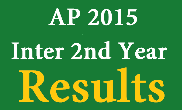 AP Inter 2nd Year 2015 Results