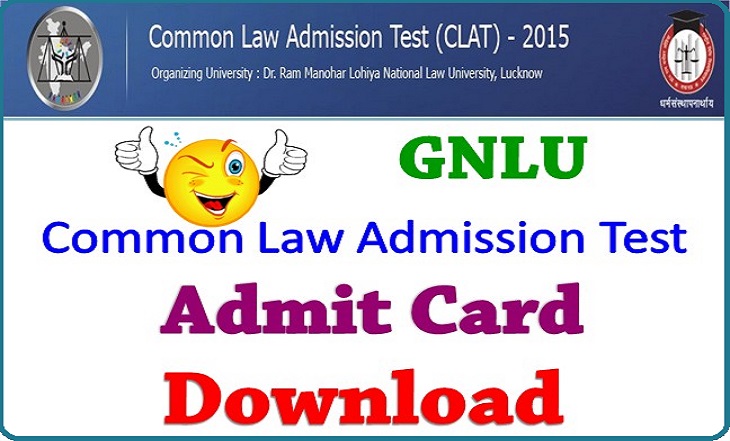 CLAT Admit Card 2015