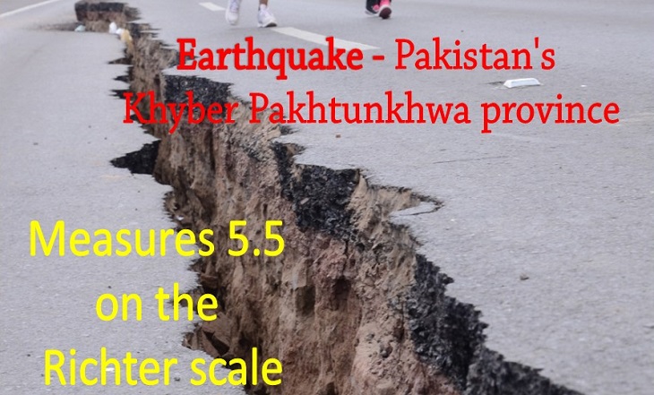 5.5 Magnitude in Northwest Region Close to Tajikistan