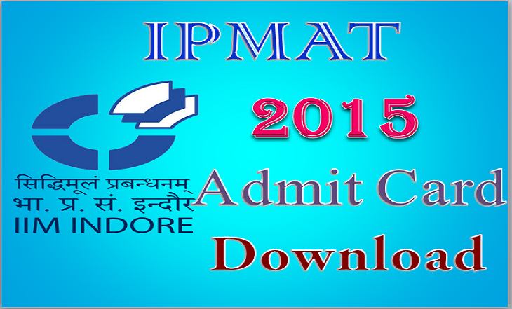IPMAT 2015 Admit Card 