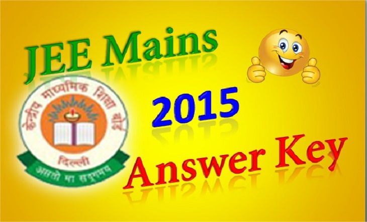 JEE MAIN 2015 Answer Key