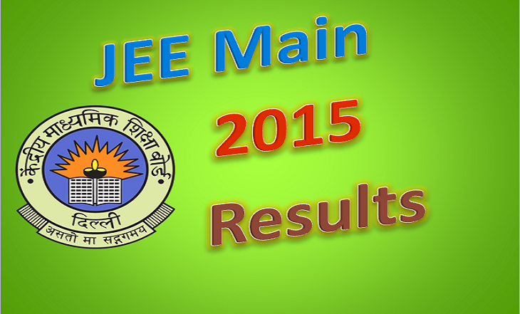 JEE Main Results 2015