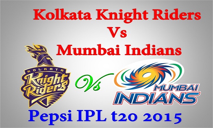Kolkata Knight Riders vs Mumbai Indians live score