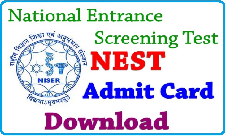 NEST Admit Card 2015