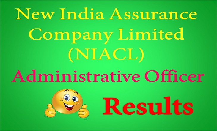NIACL AO Online Exam Results