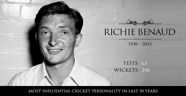 Australian cricketer legend richie benaud voice of cricket dies at the age of 84