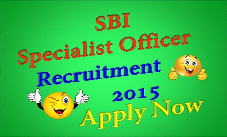 SBI SO Recruitment 2015