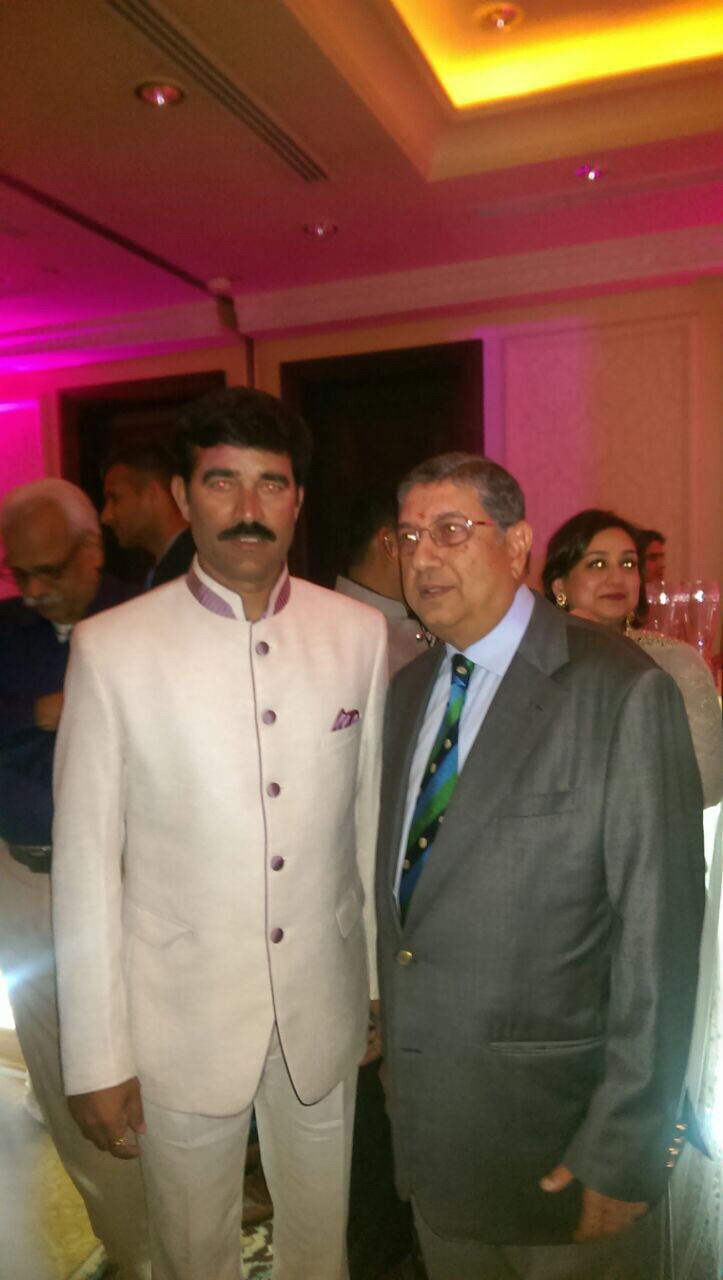Suresjh Raina Wedding photos and images Srinivasan ICC Chief and Chairman