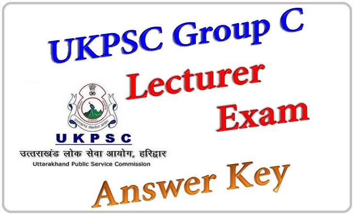 UKPSC Group C Lecturer Answer Key 2015