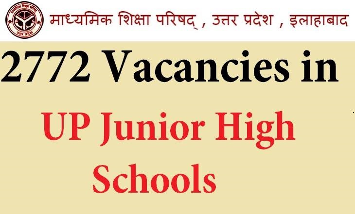 UP Junior High School Teacher Posts -2772 Vacancies