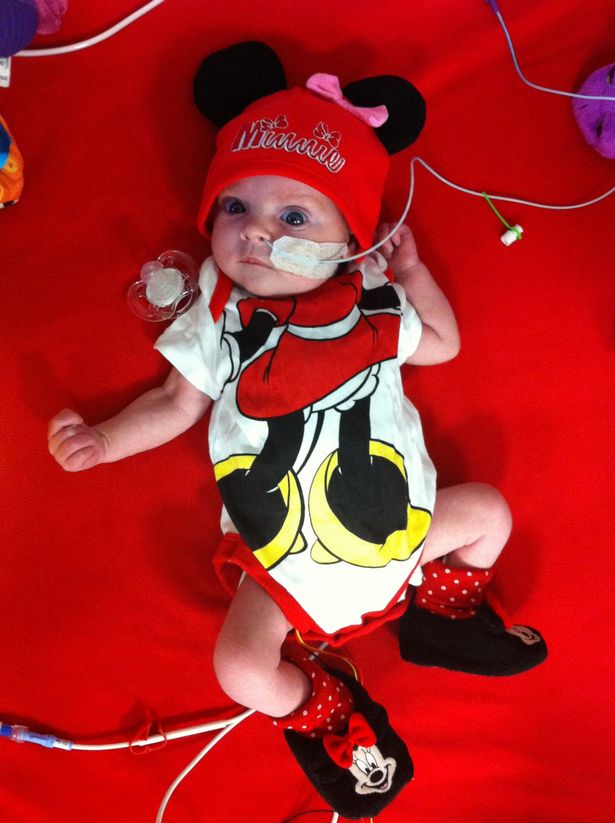 Chanel Murrish becomes the world's youngest open heart surgery patient at one minute old!